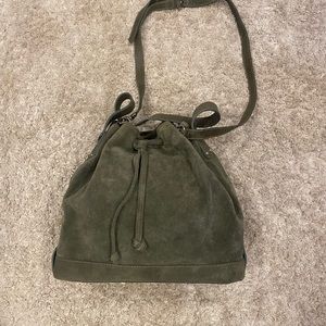 Rosella D suede satchel